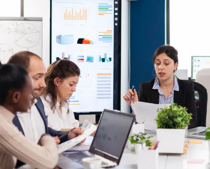 Enterprise team collaborating with Ralvie AI Productivity